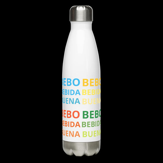 Bebo Bebida Buena Botella de agua de acero inoxidable