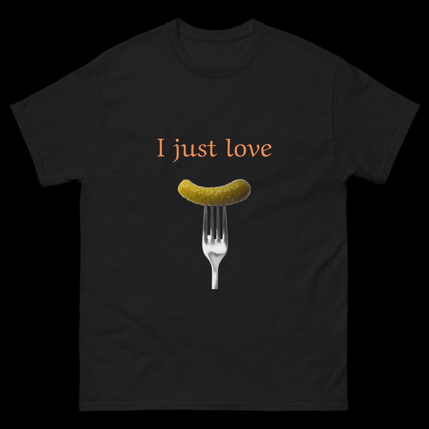 I just love pickles with fork Unisex classic tee