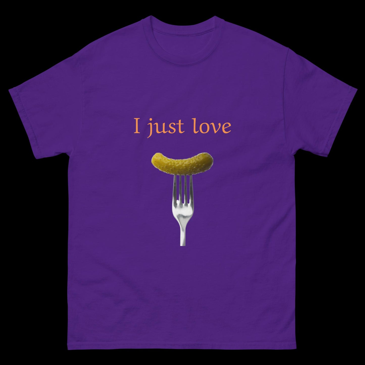 I just love pickles with fork Unisex classic tee