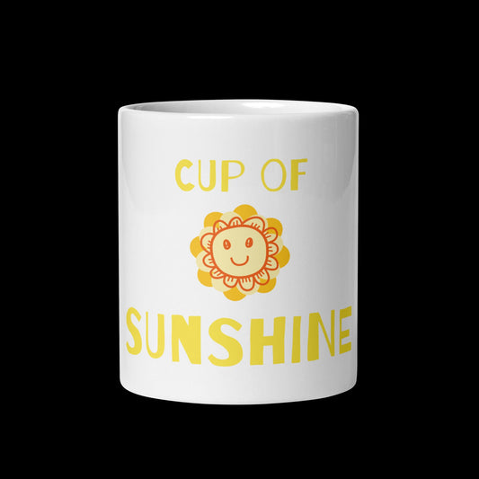 Cup of Sunshine White glossy mug