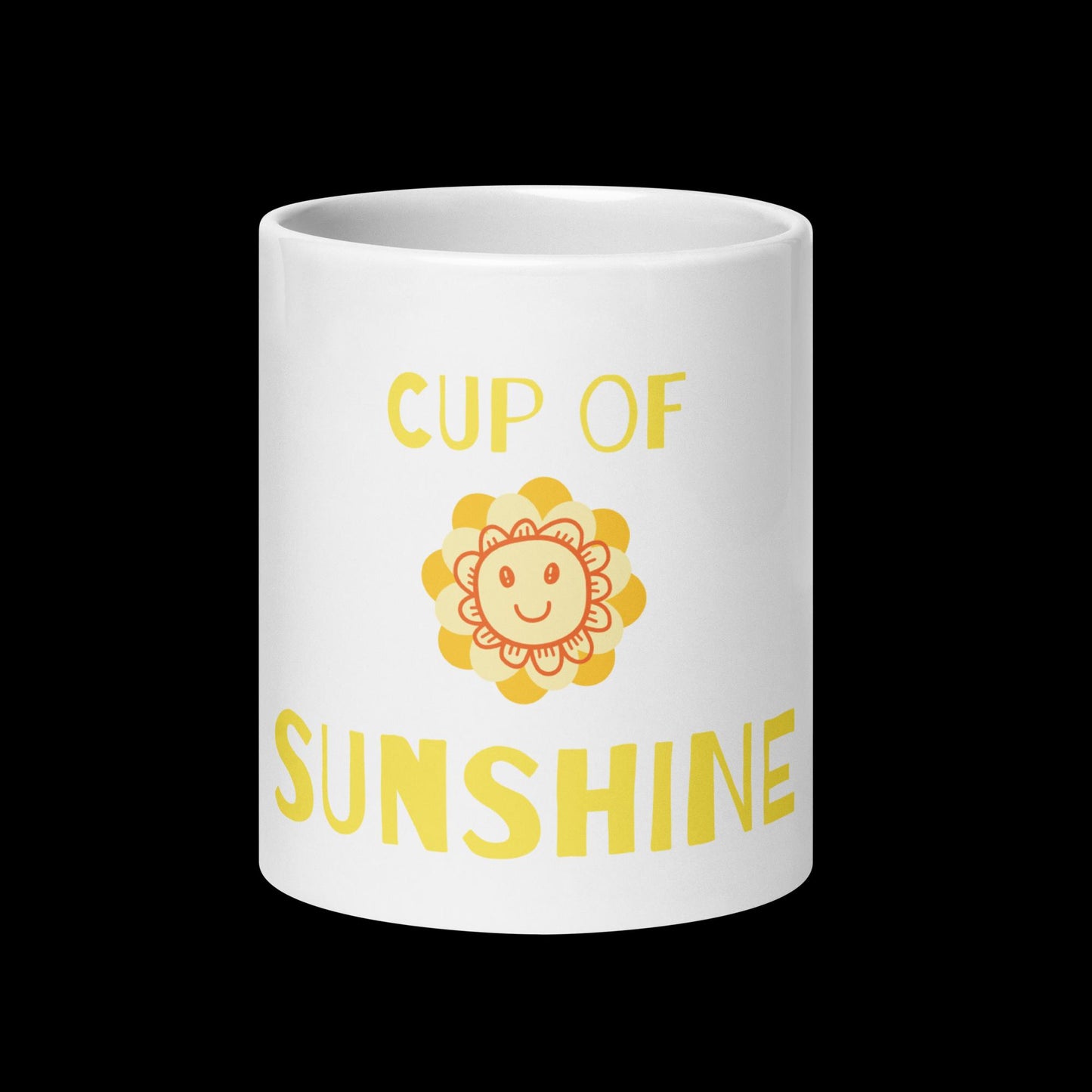 Cup of Sunshine White glossy mug